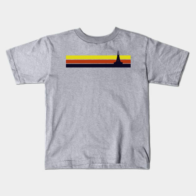 A Volcano Planet Kids T-Shirt by Pop-Culture Closet